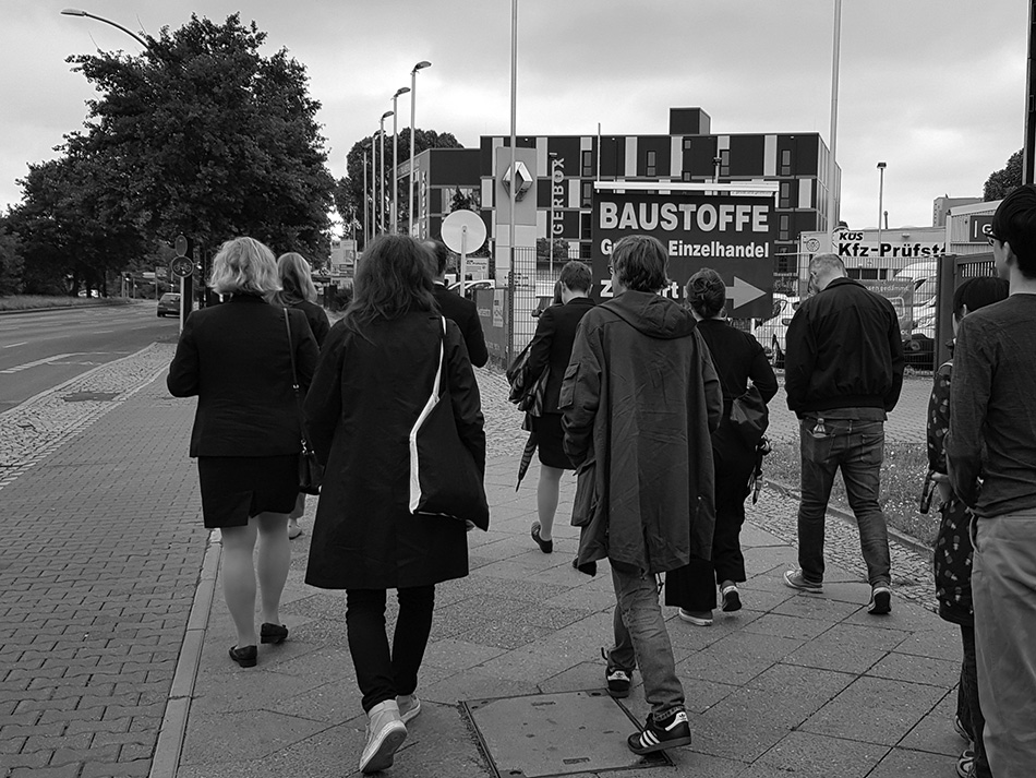 group walking